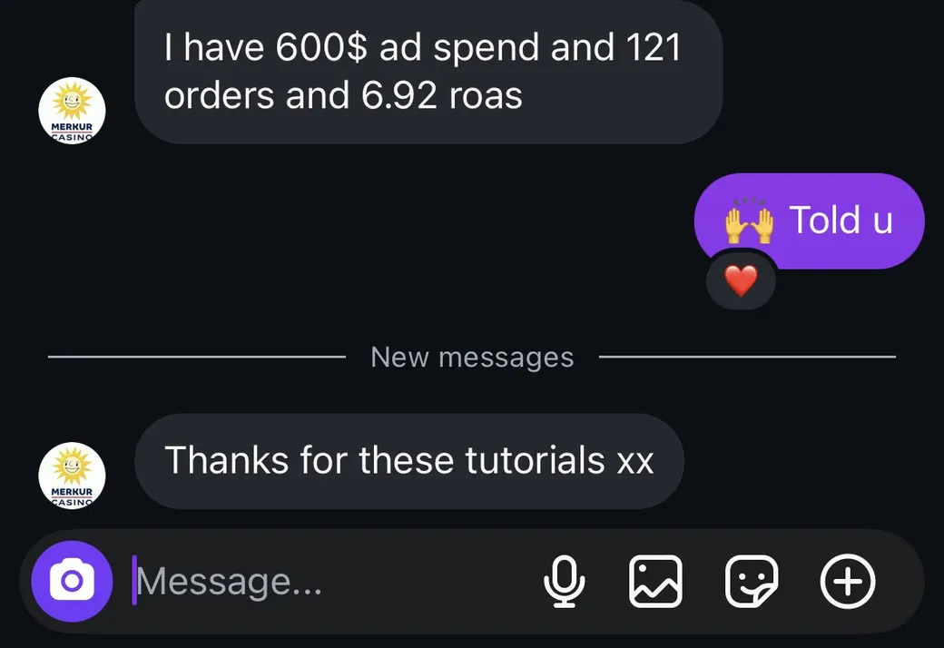 Polaris user message